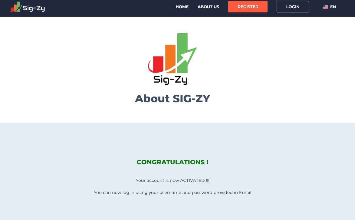 Sigzy Sig-Zy Signal ระบบส่งสัญญาณเทรด ตัวช่วยเทรด binary option